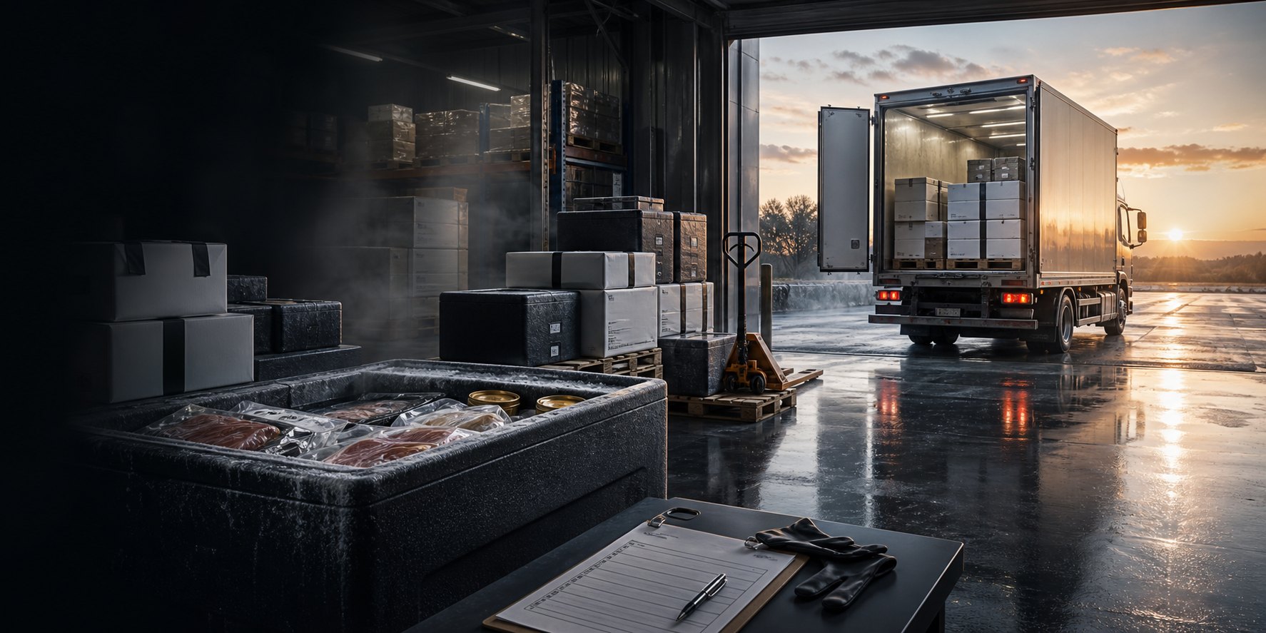 Logistica refrigerada y preparacion profesional de pedidos gourmet